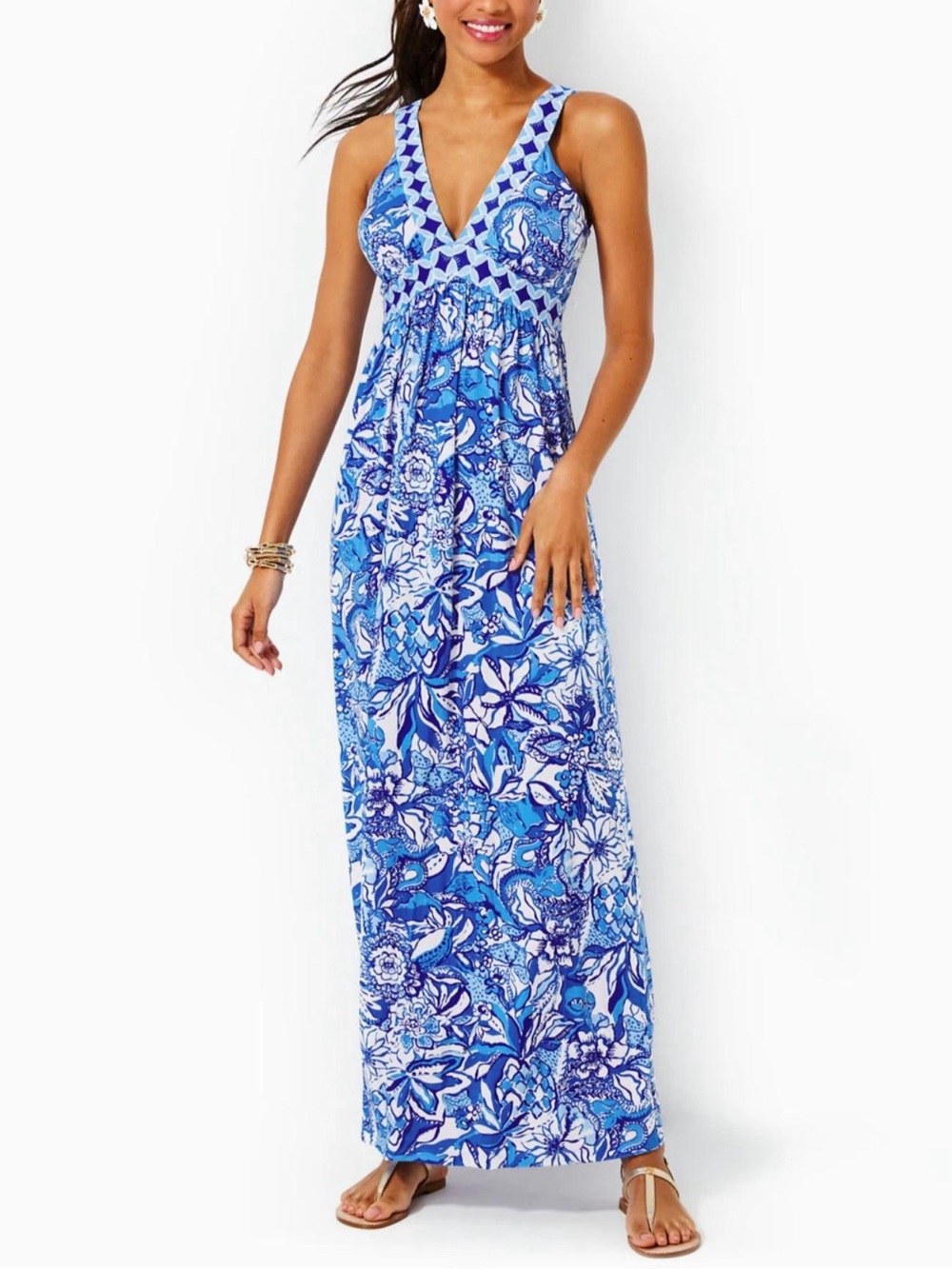 NWOT Lilly Pulitzer Serena Maxi Dress 0